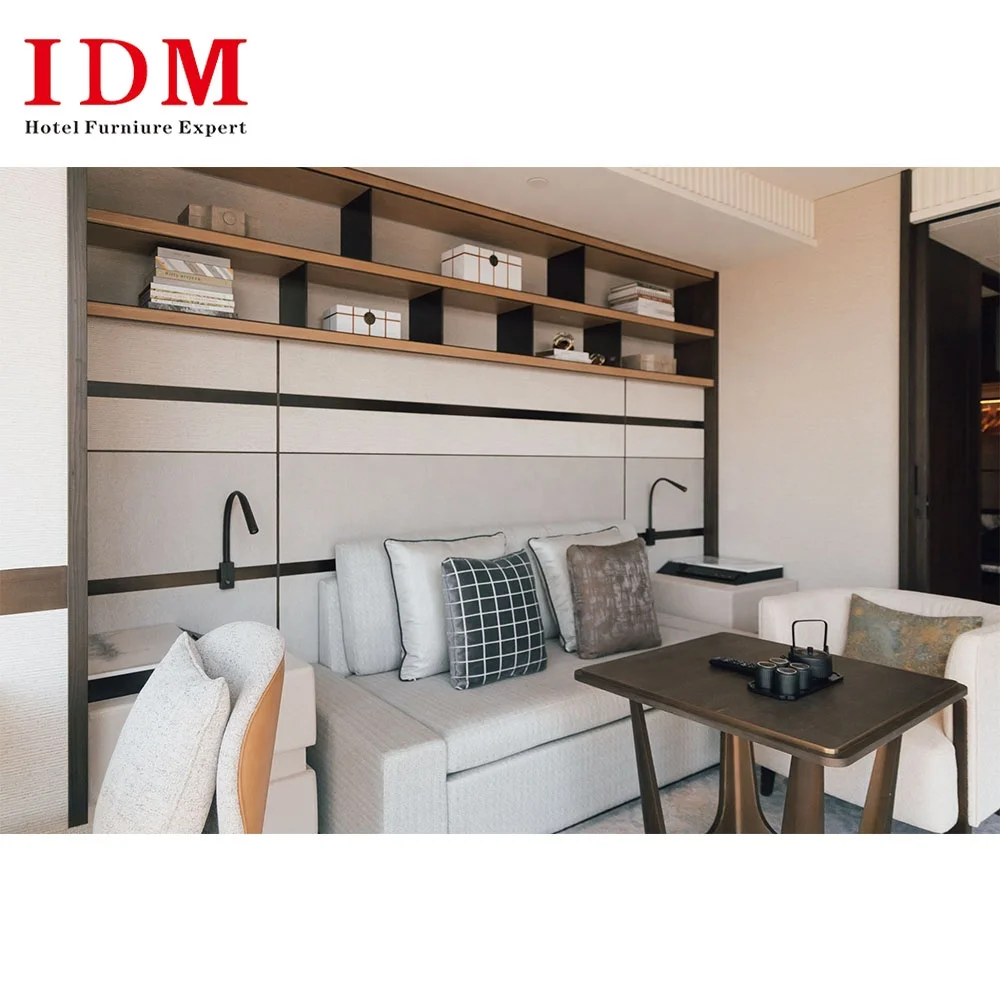 IDM-DE4 hotel room Vanity Metal Girls Make-up Dresser With Mirror Dressing Table