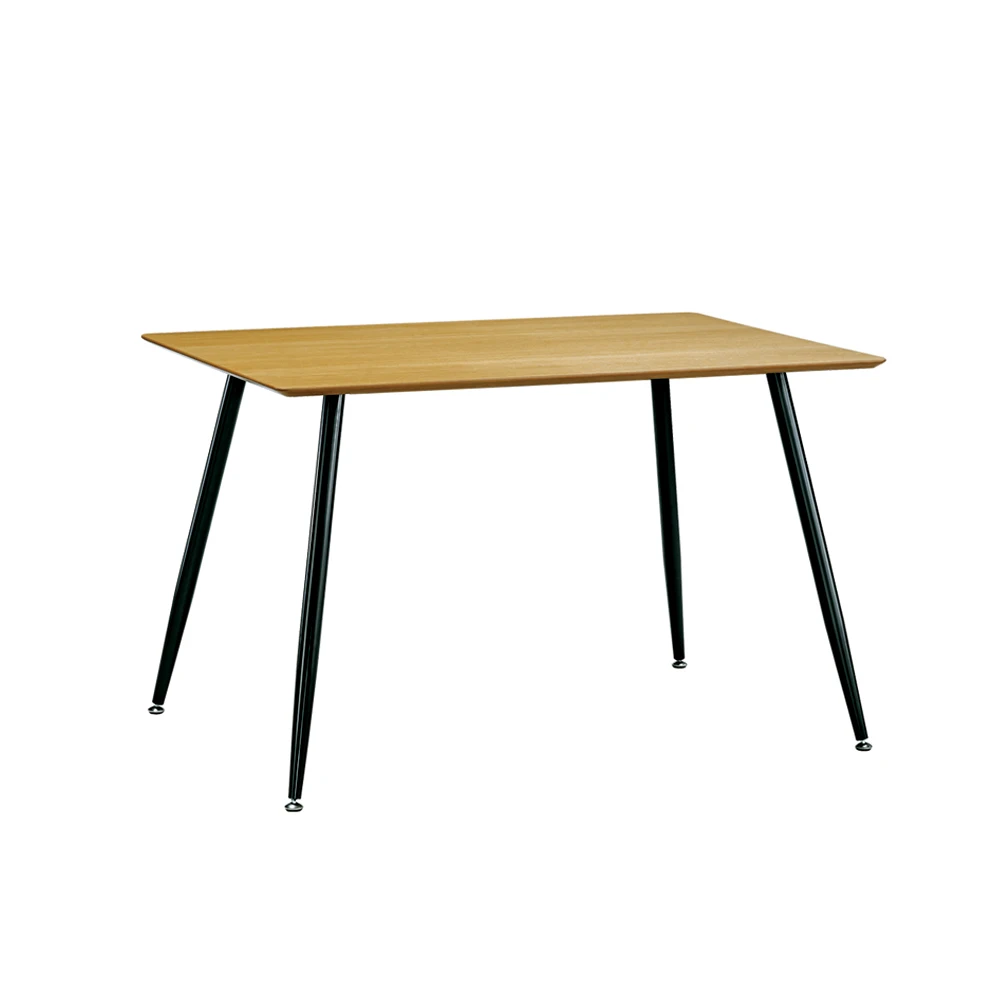Hot Sale Dining Table Legs Dining Room Furniture Mdf with Oak Veneer Metal