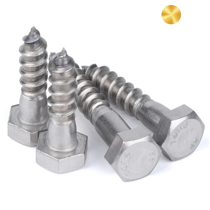 6.3x25 mm hex head galvanized stainless steel self tapping screws