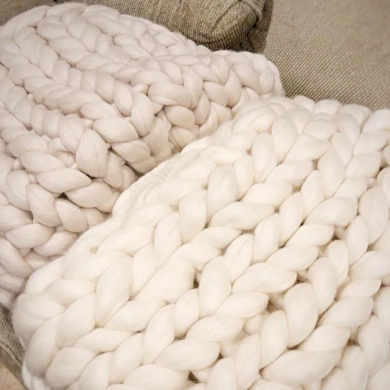 i@home baby wool queen size large light weight yellow blanket home throw