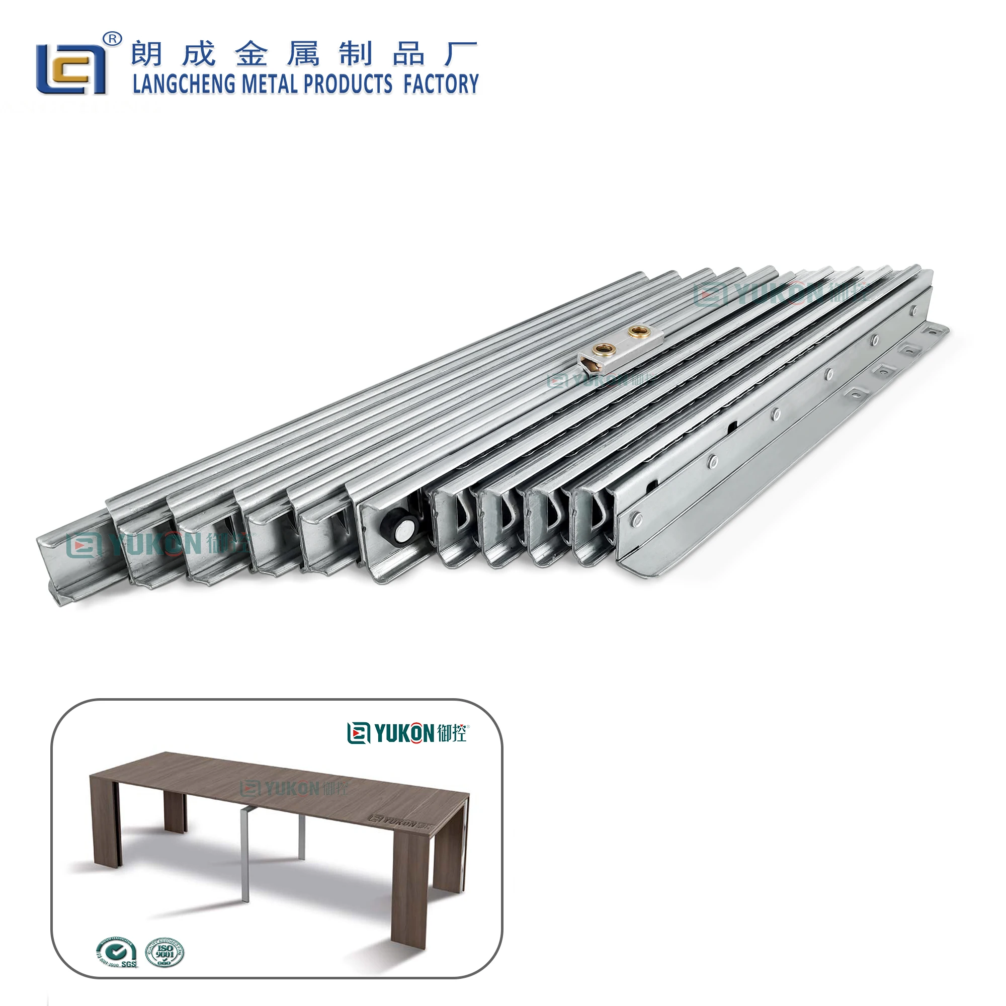 telescopic single side opening extension table slide (extension table mechanism)