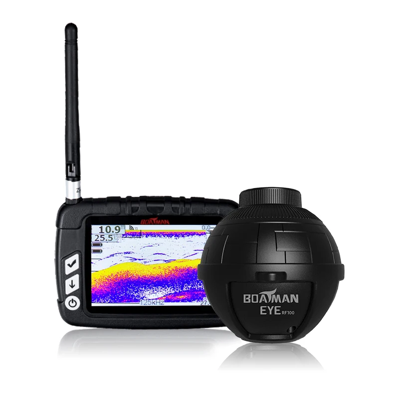BOATMAN 2022 Fish Finder 200M Wireless Portable Fishing Sonar Sensor with Wired LCD 40m Depth Finder echo sounder