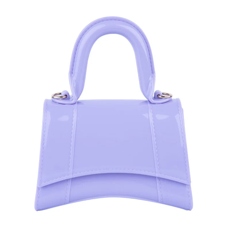 2023 mini designer zipper corssboday handbag tote mini PVC chain bags crossbody portable Candy jelly bag