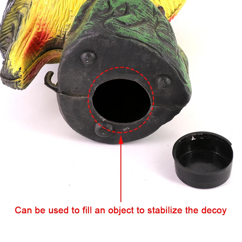 Hunting Accessories Hand Painted Garden Protector Realistic Owl Whole Body Plastic Curvy Owl Decoy
