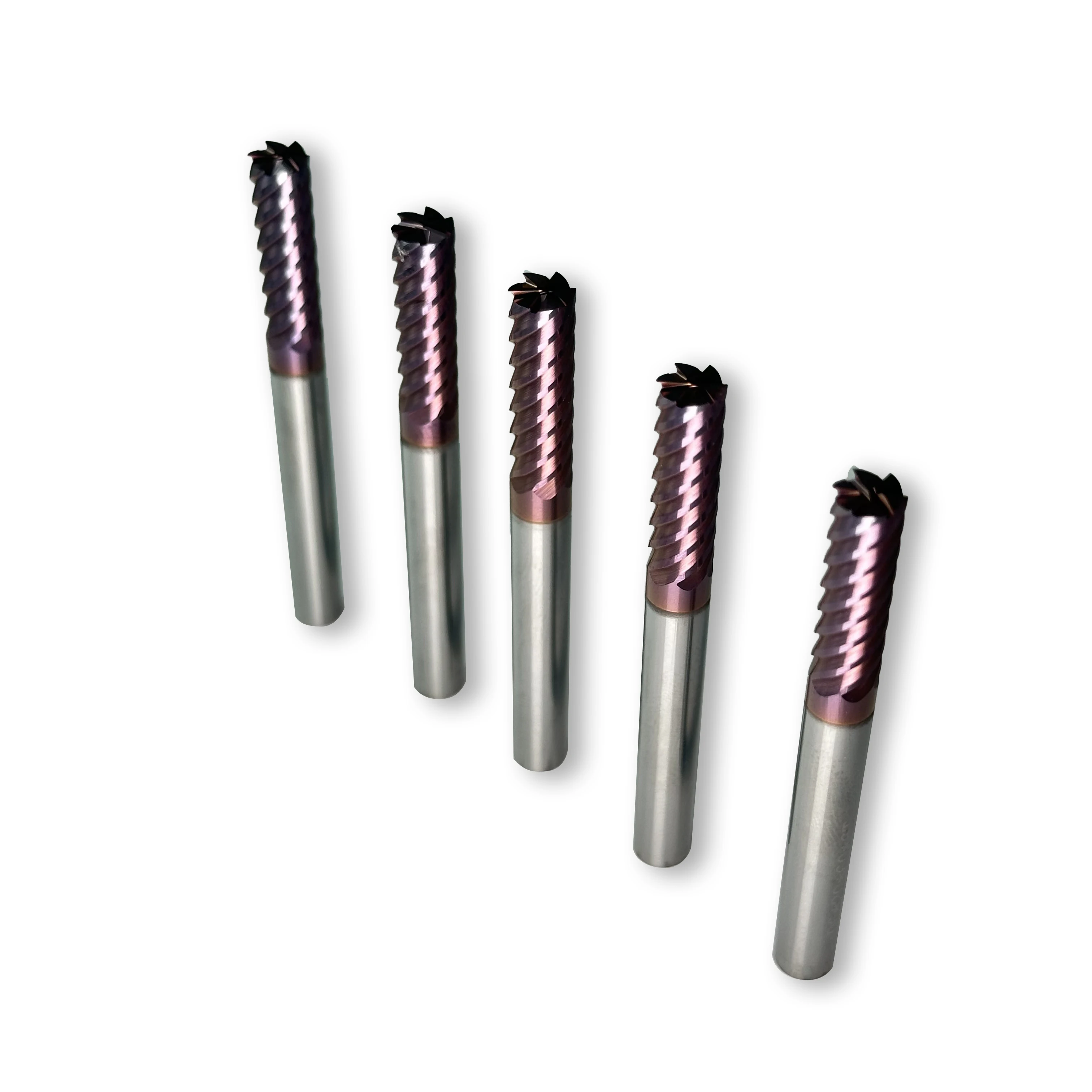 Discount Offer Rigid Tisin Coated Carbide 6 Flutes Square Cnc End Milling Cutter Cnc Tooling System