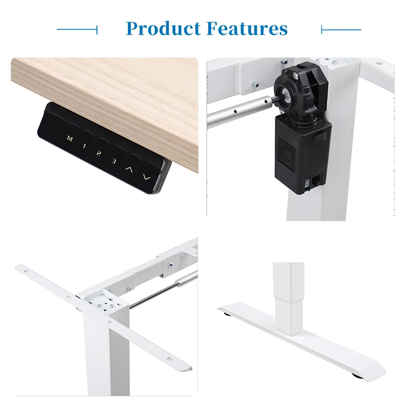 SRF2J Electric table height adjustable for standing stand up office desk frame dual motor lift desk adjustable height