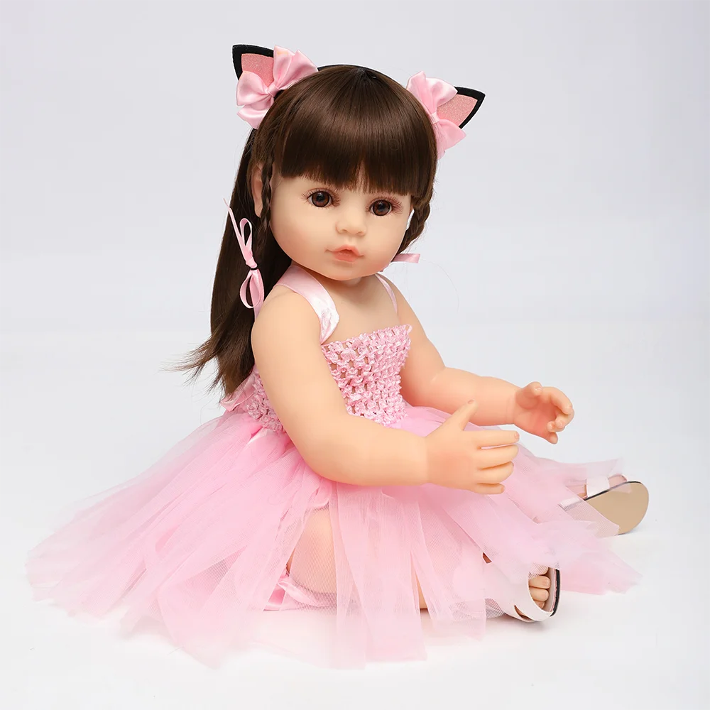 Fox And Rabbit Set Vinyl Silicone Reborn Baby Doll Kit Wholesale price Adorable Girl Kids Partner Gifts With Pacifier and Bottle