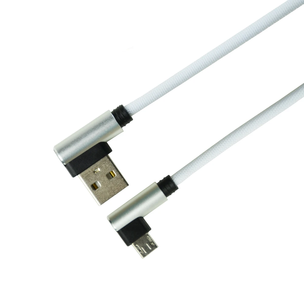 
SIPU Right angle fast charging 90 degree micro usb data charger cable for android 