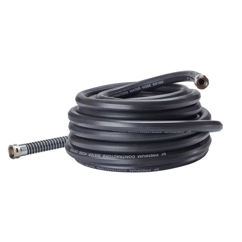 Wholesales Price No Cracking EPDM Rubber Contractor Garden Hoses