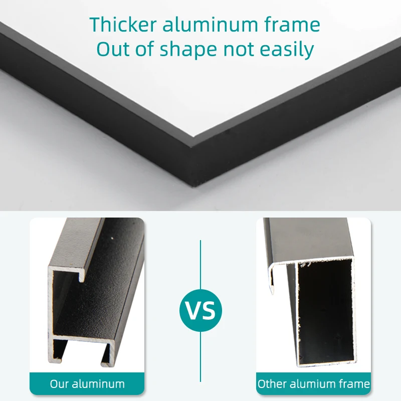 Wall Mirror Modern European Extra Large Arch Full Body Length Floor Mirror Black Frame Mirror With Stand