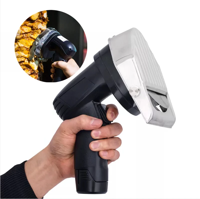 CE Barbecue Electric Shawarma Knife Machine Cut Meat Shawarma Cutting Machine Automatic Robot Hand Kebab Slicer Shawerma Cutter