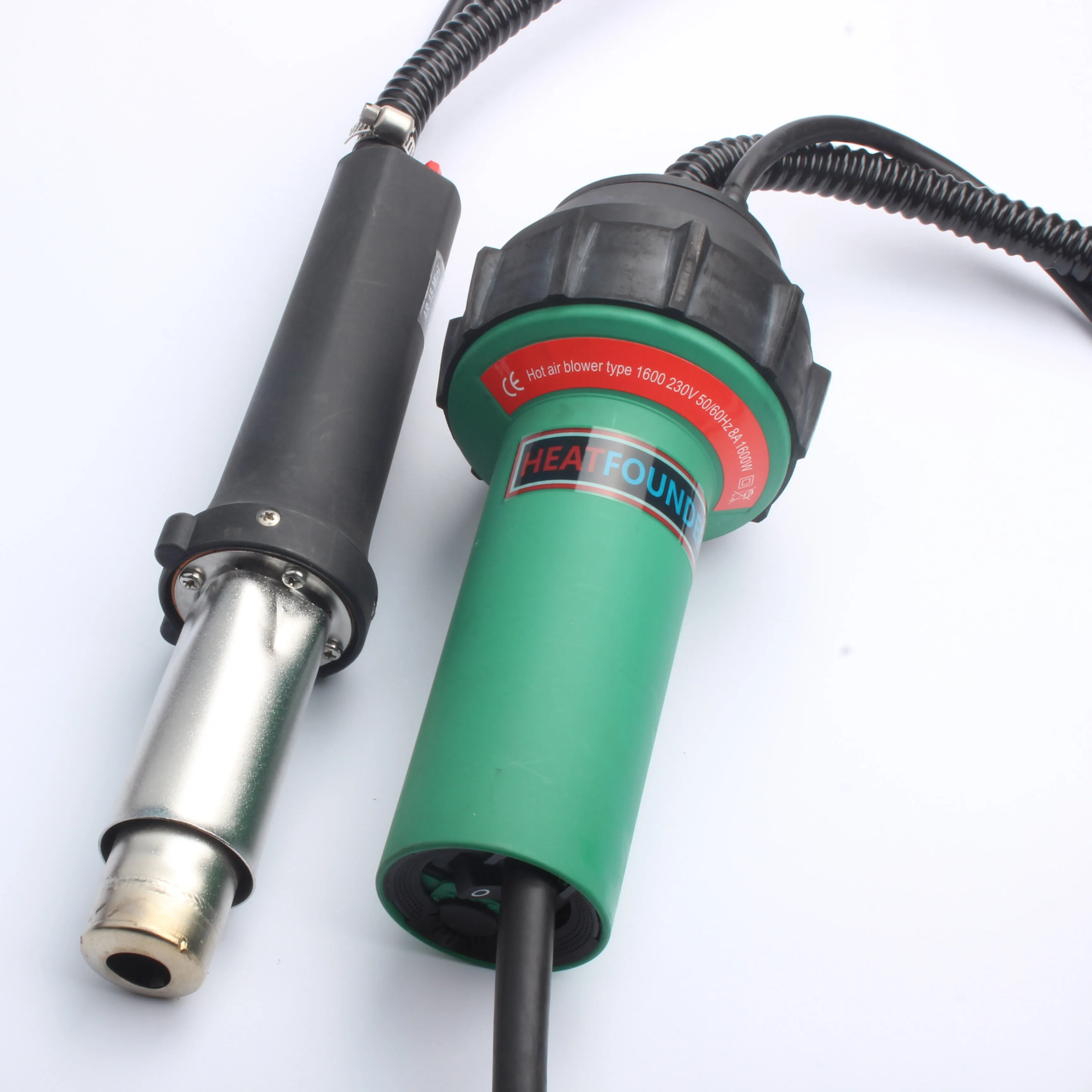 Термопластмассовый сварочный инструмент высокого качества портативный 1600 Вт пистолет горячего воздуха Zx1600 для пластиковой сварки размягчения и формовки кожи