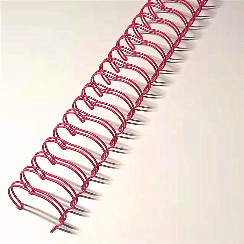 Promotional 92 loops 100 loops 9.5 mm Double wire O Metal double loop wire, pitch 3:1 Wire O for calendar