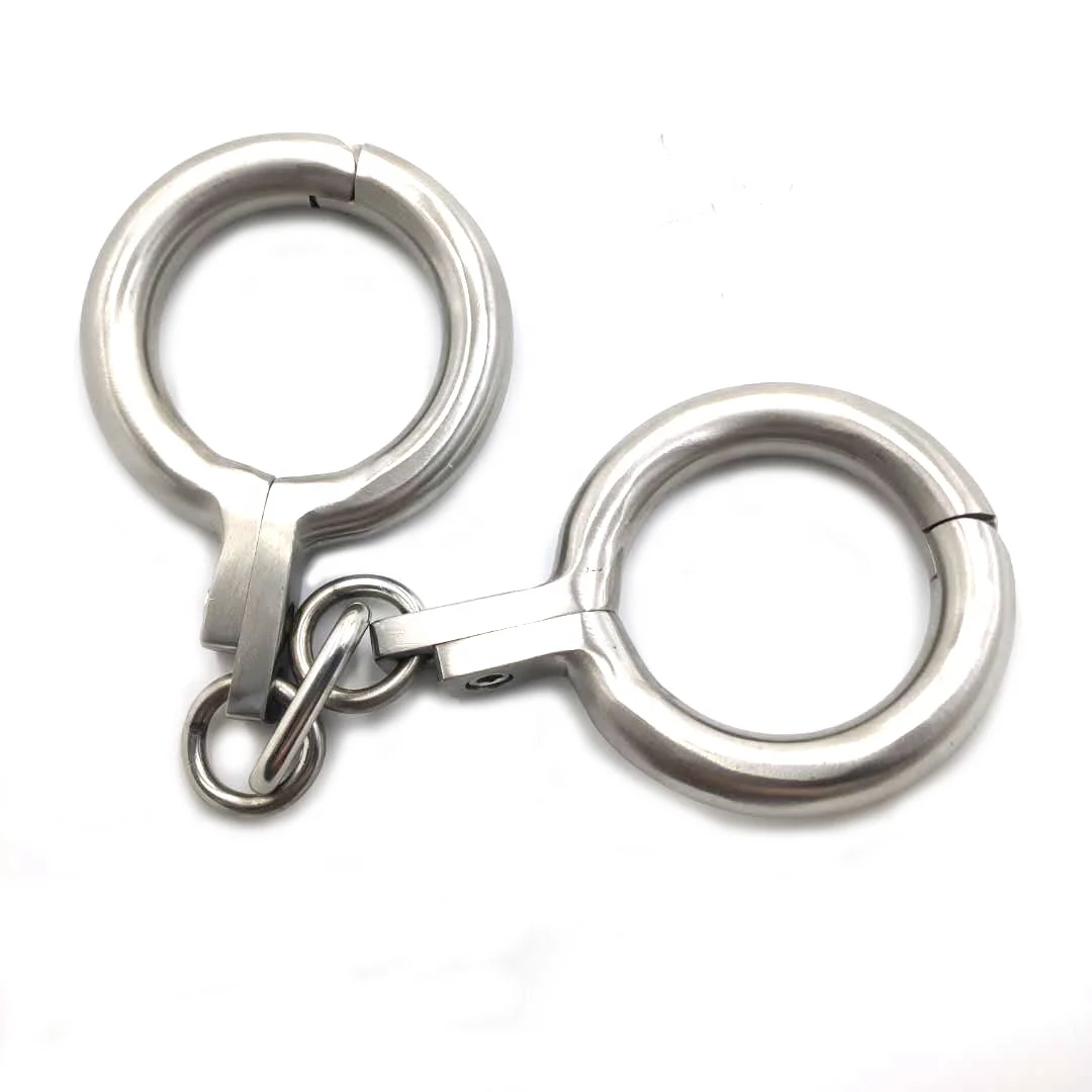 High quality BDSM stainless steel adult game sex handcuffs metal binding handcuffs male and female sex toys