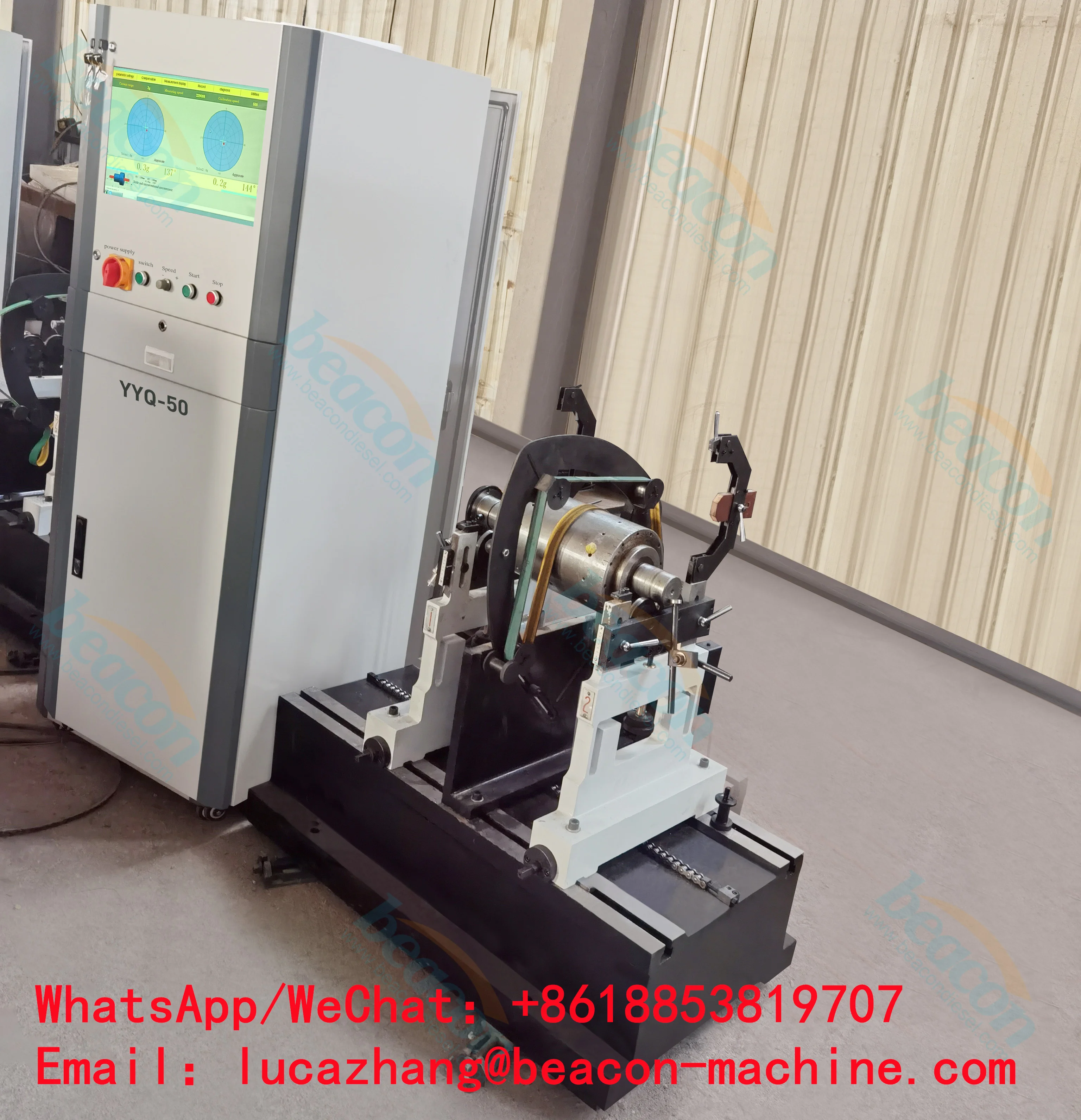 BEACON MACHINE crankshaft balancing machine YYQ-50A dynamic balancer for crankshaft and rotor