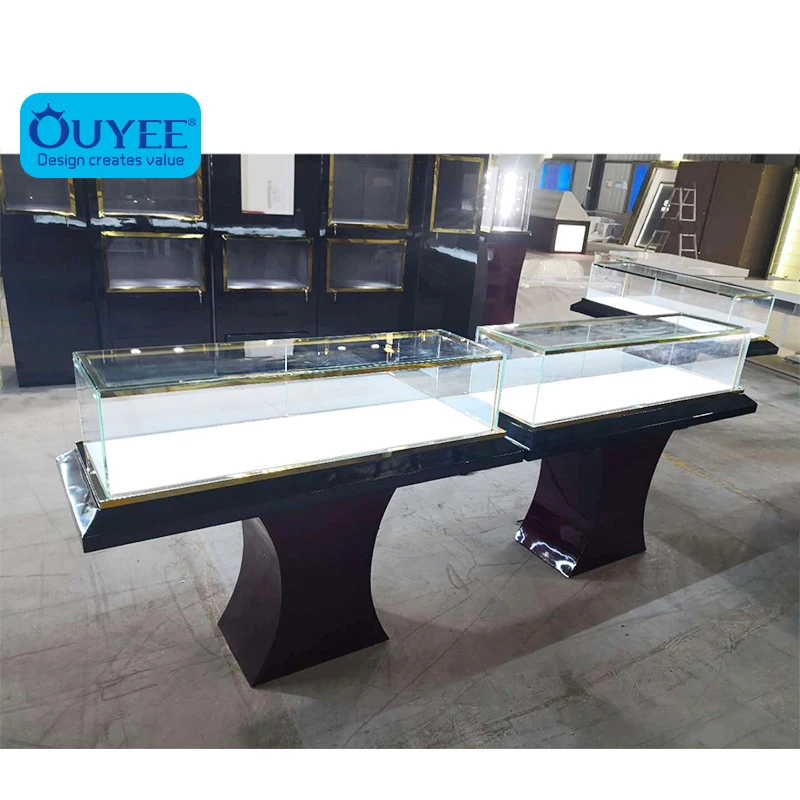 Custom Design Retail Jewelry Display Counter Shop Names