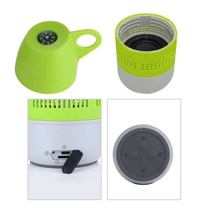 Factory price outdoor camping bicycle custom portable sport speaker wireless water bottle