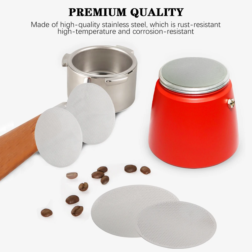 1PCS Most popular 51mm Espresso Puck Screen Portafilter Screen Coffee Filter Mesh Stainless Steel 0.1mm