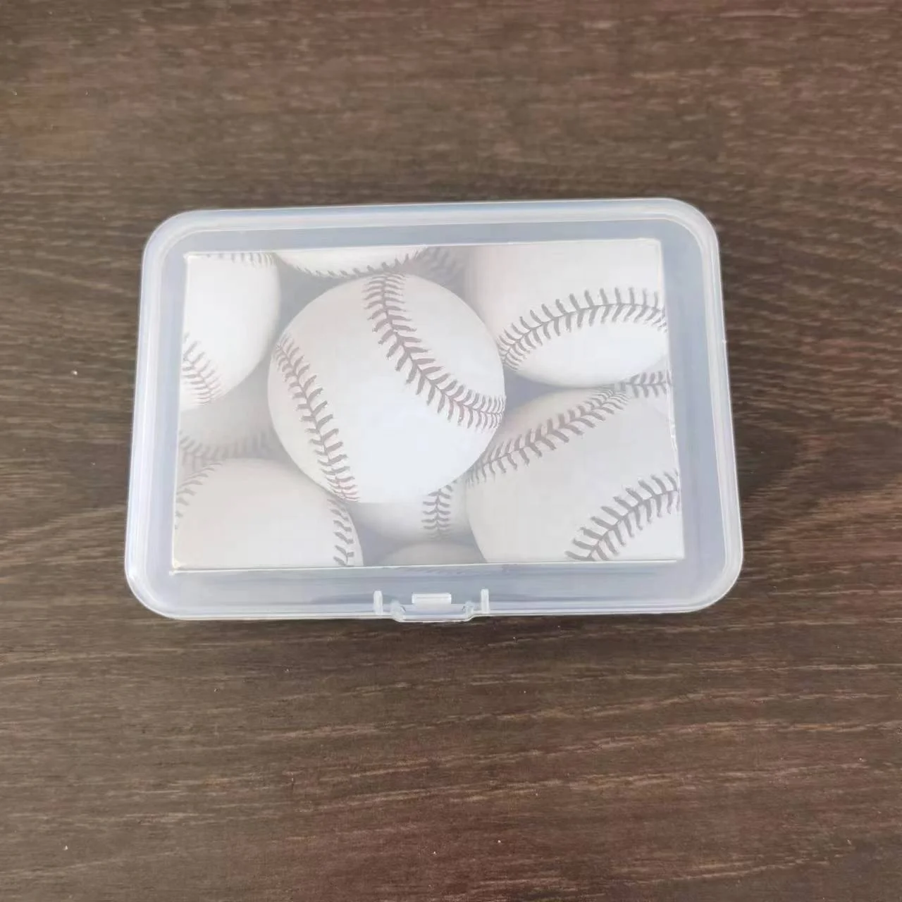 Blank Playing Card Case, Clear Card Deck Box, Plastic Box Holder for Bank Card, Business Card, Game Card, PTCG Cards