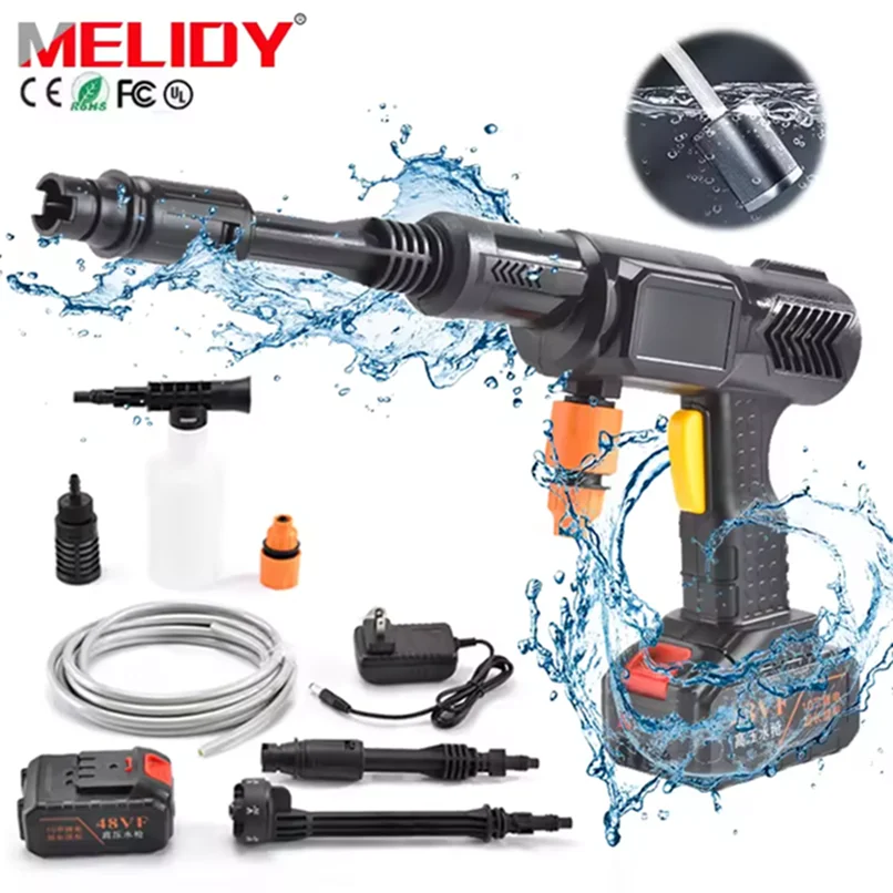 Car Washer Motor 12V Battery Powered High-Pressure Machine Pressure Portable For Cars