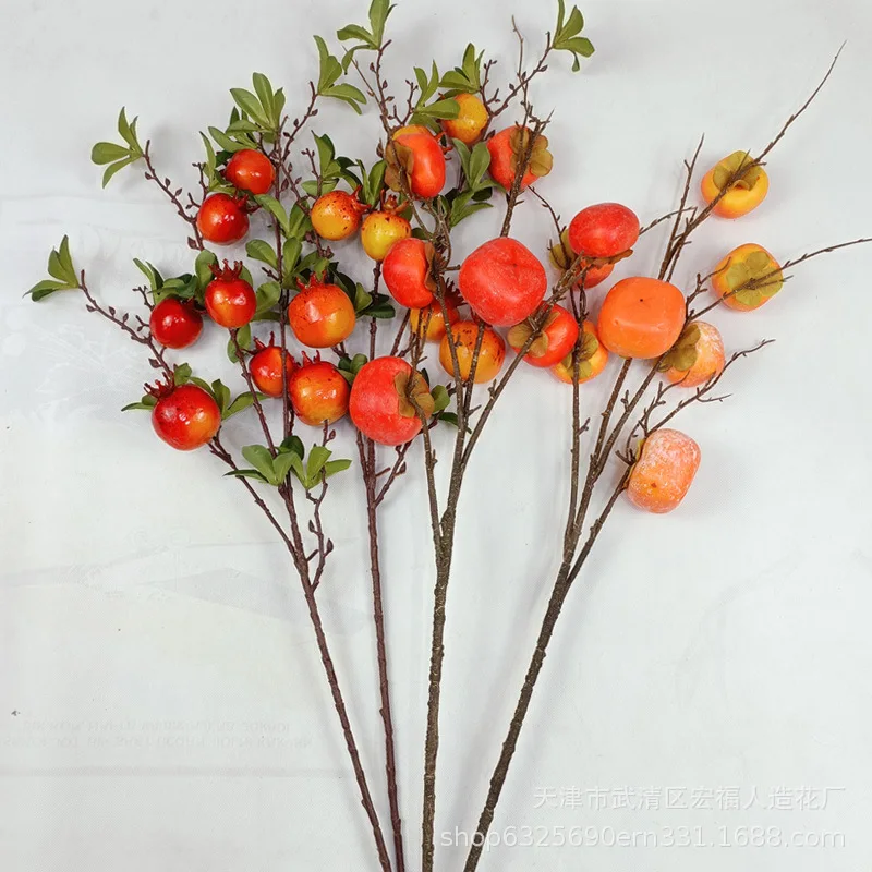 Plastic Artificial Pomegranate Fruits for sell