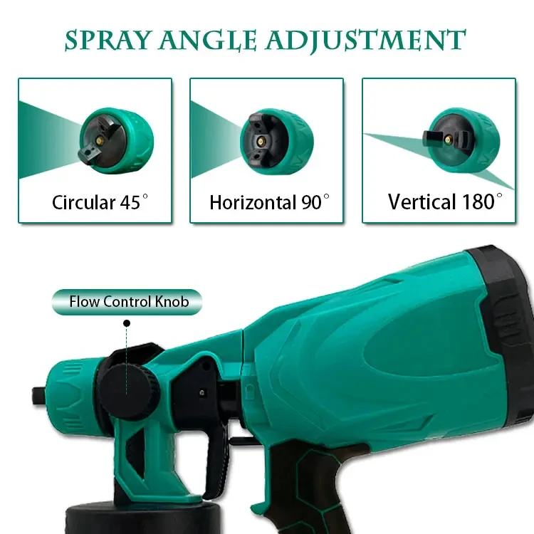 2024 New Battery Power Garden Watering Pressure Trigger Sprayer 21V Paint Spray Gun