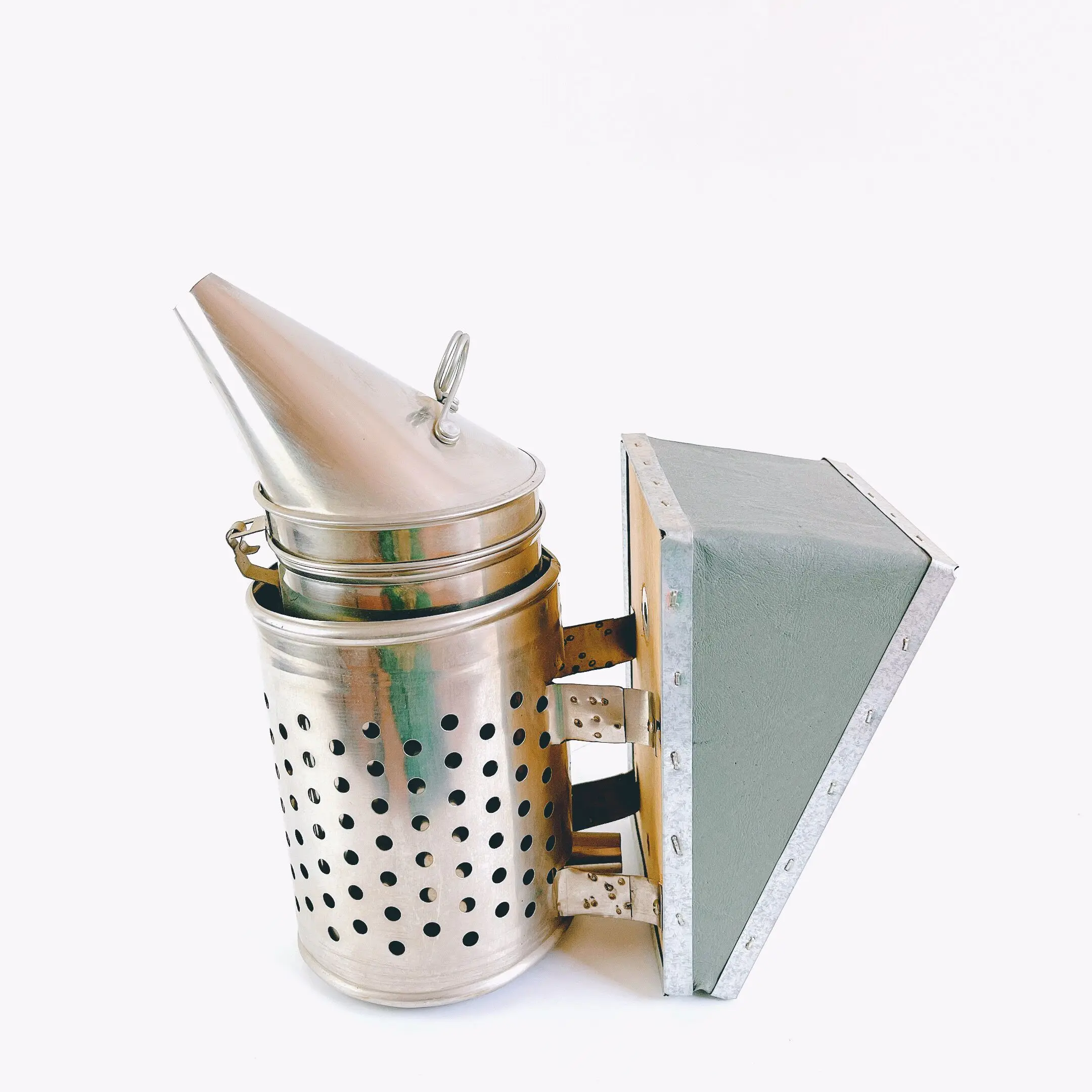 Stainless Steel Bee Smoke Beekeeping Equipment Durable Beehive Tools Pointed Anti Burn for Bee House for Outdoor