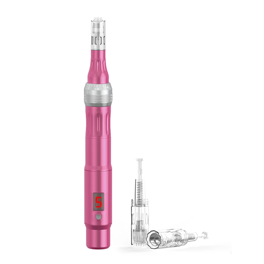 OstarBeauty microneedling derma pen titanium microneedle dermapen with 9 / 12 / 24 / 36 / 42 / NANO / 3D / 5D needling derma pen