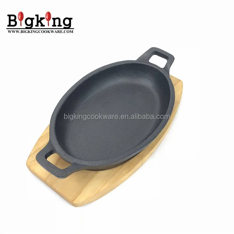 Cast Iron Serving Dish Mini Oval Gratin Baking Dish 18*12cm