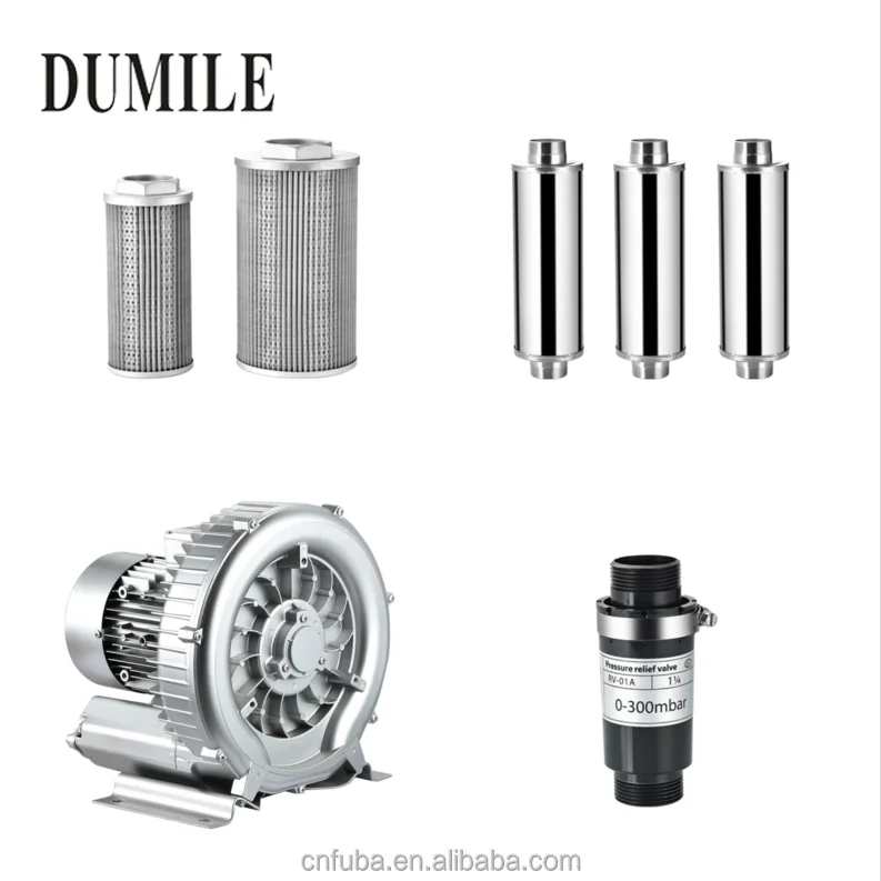 750w Two Stage Air Compressor Aquarium Pump Ring blower fish farming aerator shrimp pond