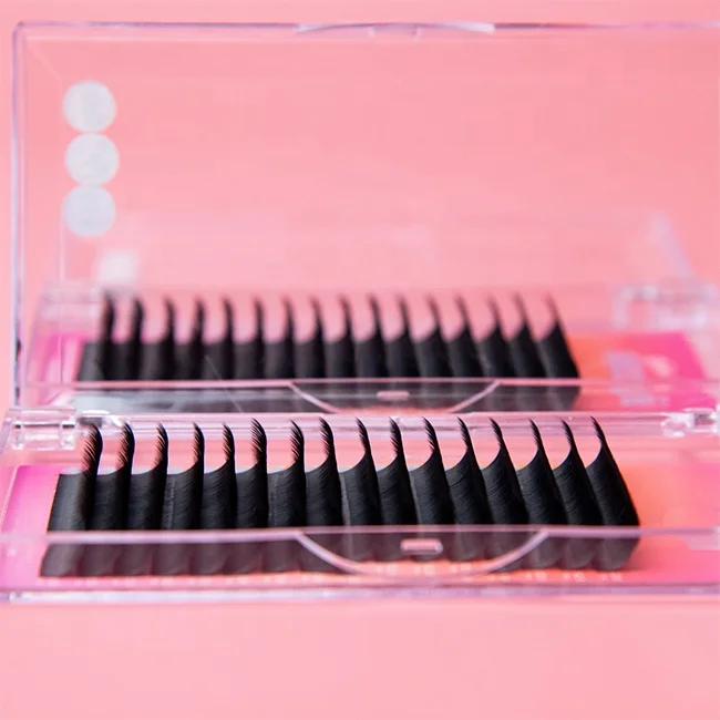 C D CC DD J B L M curl cashmere volume lash trays wholesale 0.03 0.05 0.07 0.10mm velvet eyelash extensions