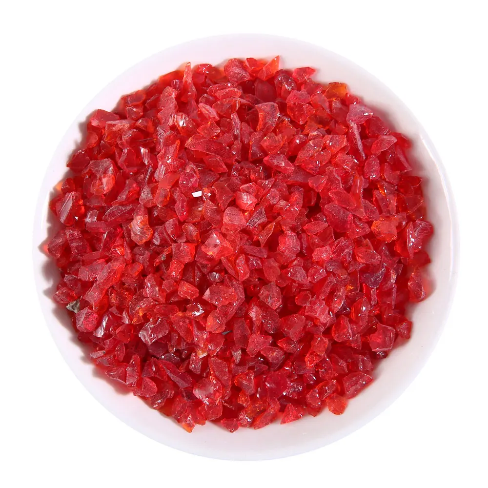 Colored senior decorative glass yarn aquarium glass sand