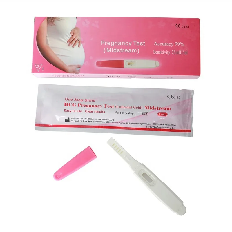 Точность легко использовать HCG тест-полоски для беременных или кассеты