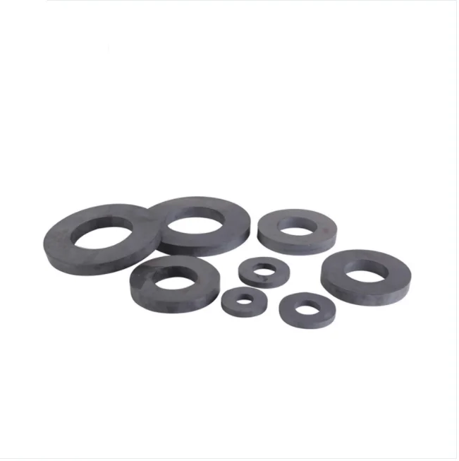 Y30 Y35 Professional Magnetic Ferrite Permanent Diametrically Magnetized Ring Magnet