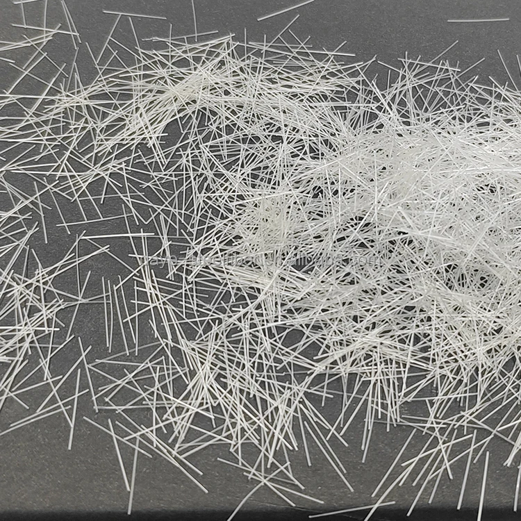 12 MM Synthetic PVA Polyvinyl Alcohol Fiber Manufacturers Roof Panel For Concrete Cement Board PVA Staple Fiber