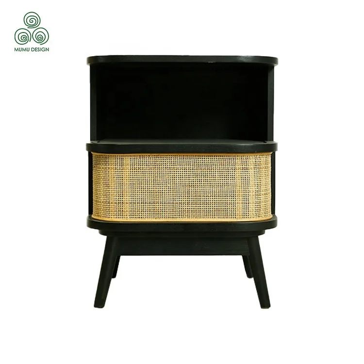 MUMU Bedroom Clothes Cabinets 3 Panel Art Decorative Rattan Bamboo Replacement Kitchen Cabinets Doors