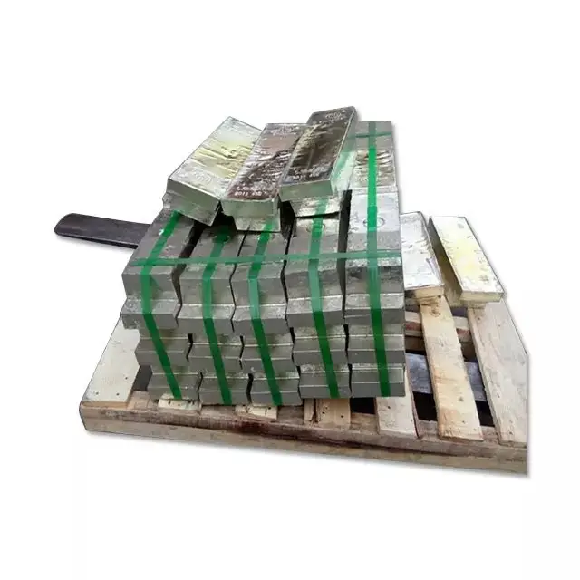 Cheap export 99.9 high purity antimony ingot is currently in warehouse stock
