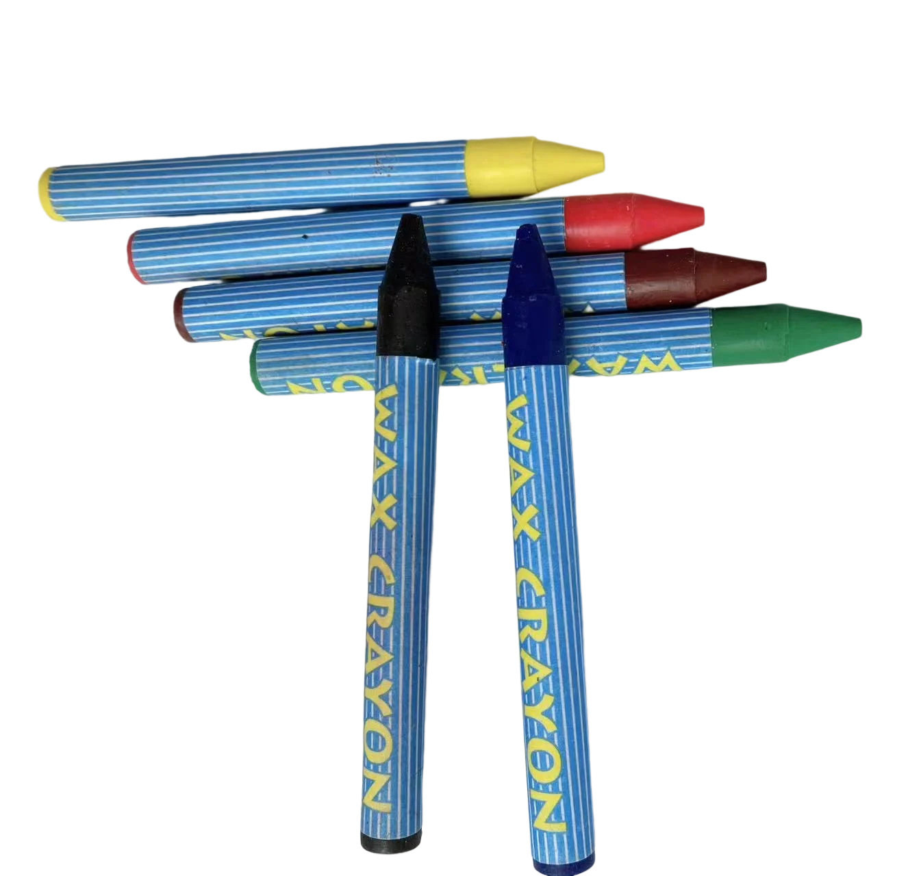 6 Colors Washable Crayon Oil Pastels Bulk Pack Crayons Set Paraffin Wax In Bulk crayons for children