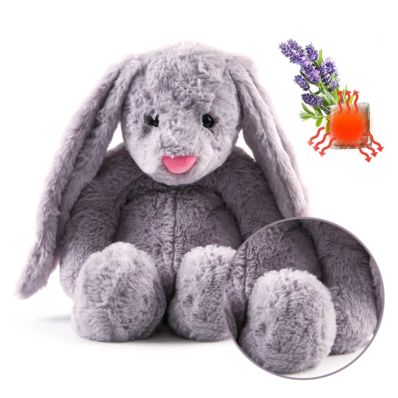 Manufacturer Weighted Heated Animal Toys 2Lb 3Lb 4Lb 5Lb Autism Weighted Plush Toy For Calms And Comforts