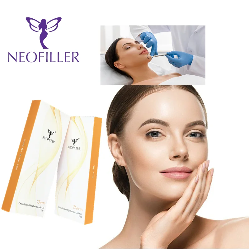 2ml Injectable Dermal Facial Filling Cheek Augmenation Hyaluronic Acid Dermal Filler