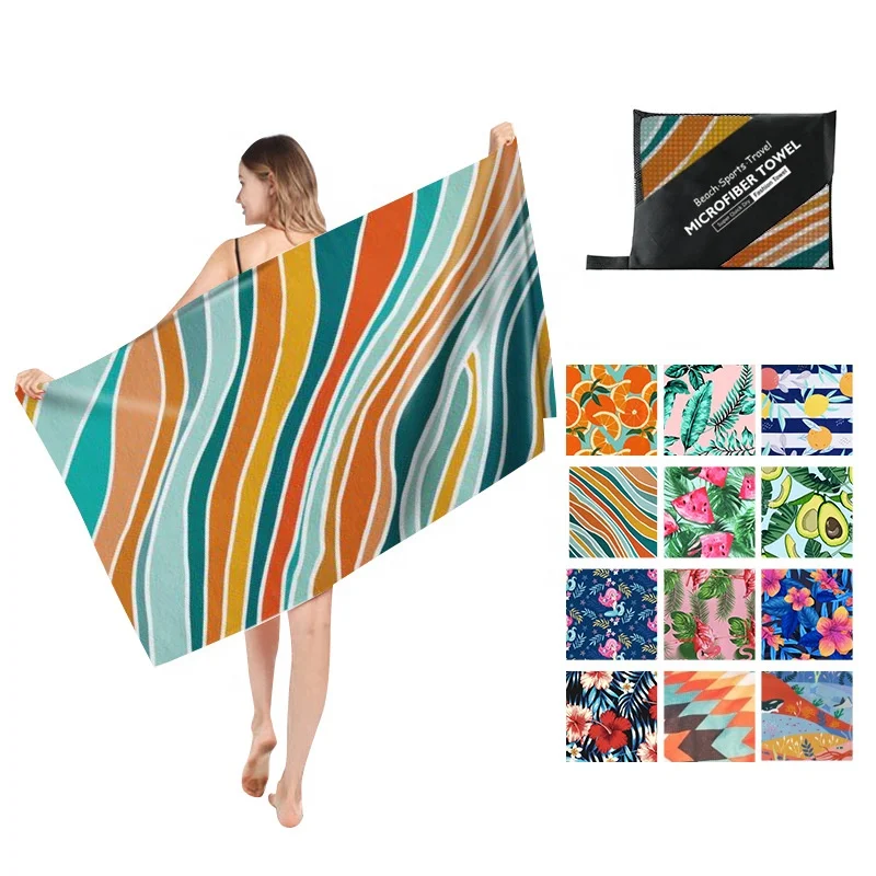 Wholesale Good quality high quality summer micro fibre towel beach