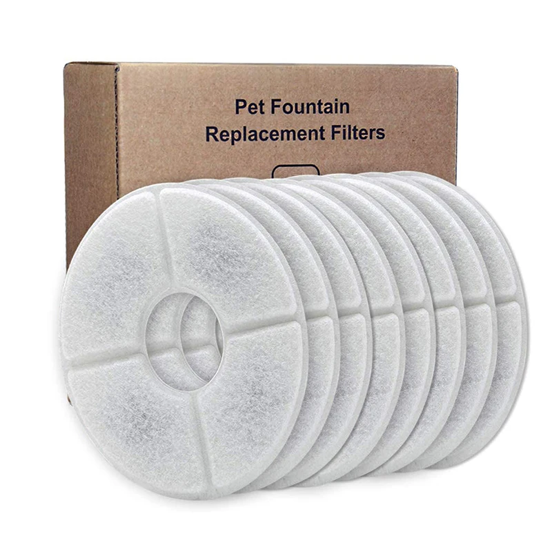 Pet Activated Charcoal Water Dispenser Filter Replacement Compatible Pet Dog Cat Drinker Activated Charcoal Cat Litter