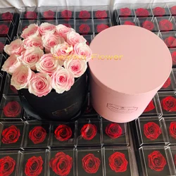Yunnan Sennka Multicolor Preserved Rose Luxury Stabilized Rose eternal fadeless roses