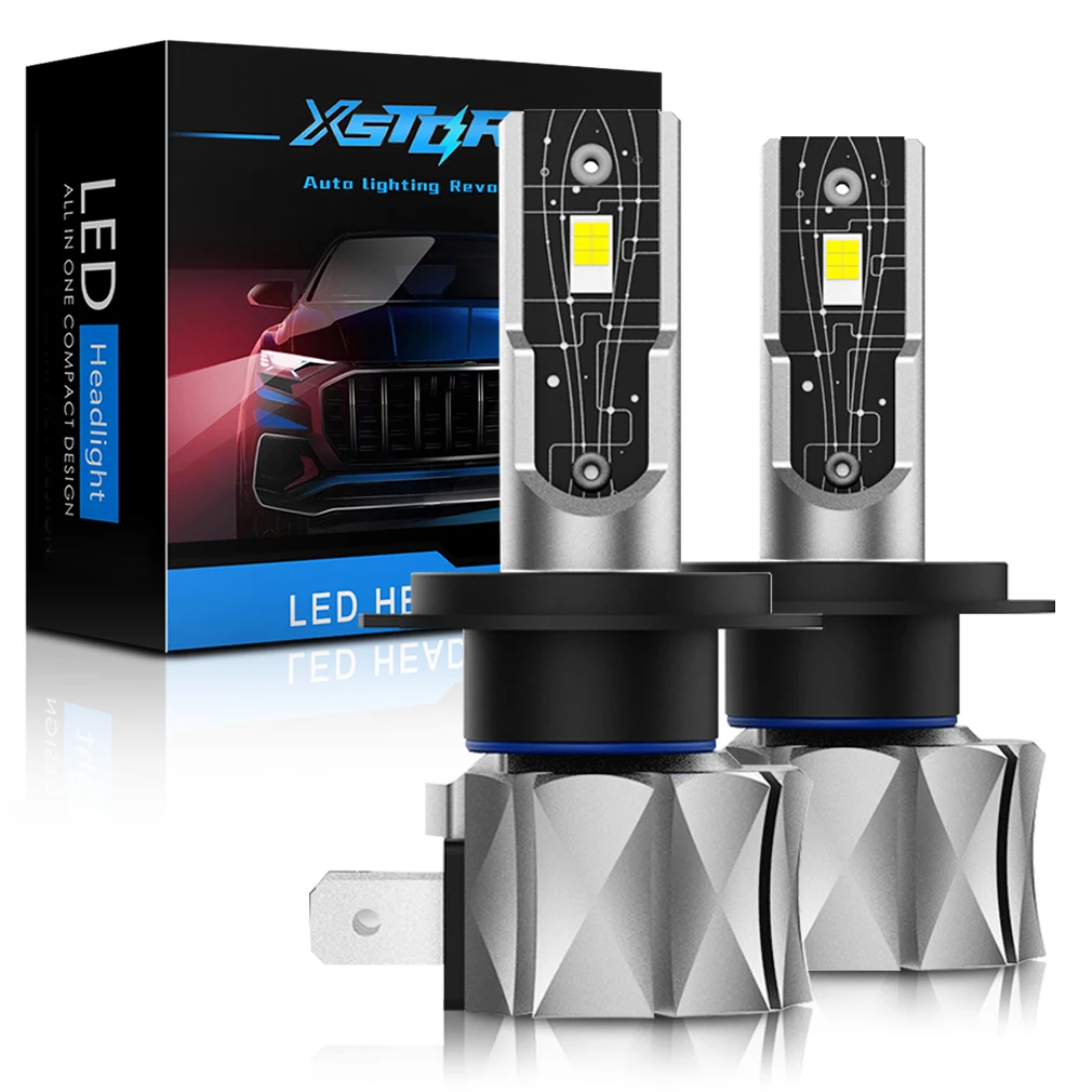 Новейший дизайн 12 В 4300K 6000K 5530 CSP H4 H7 H11 9005/9006 9012 желто-белый светодиодный противотуманный фонарь для мотоцикла Авто Противотуманные фары