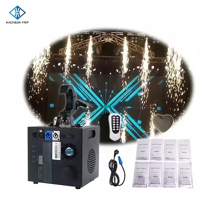 600W Dmx Dj Party Events Wedding Stage Waterfall Sparkle Fireworks Cold Saprk Waterfall Machine