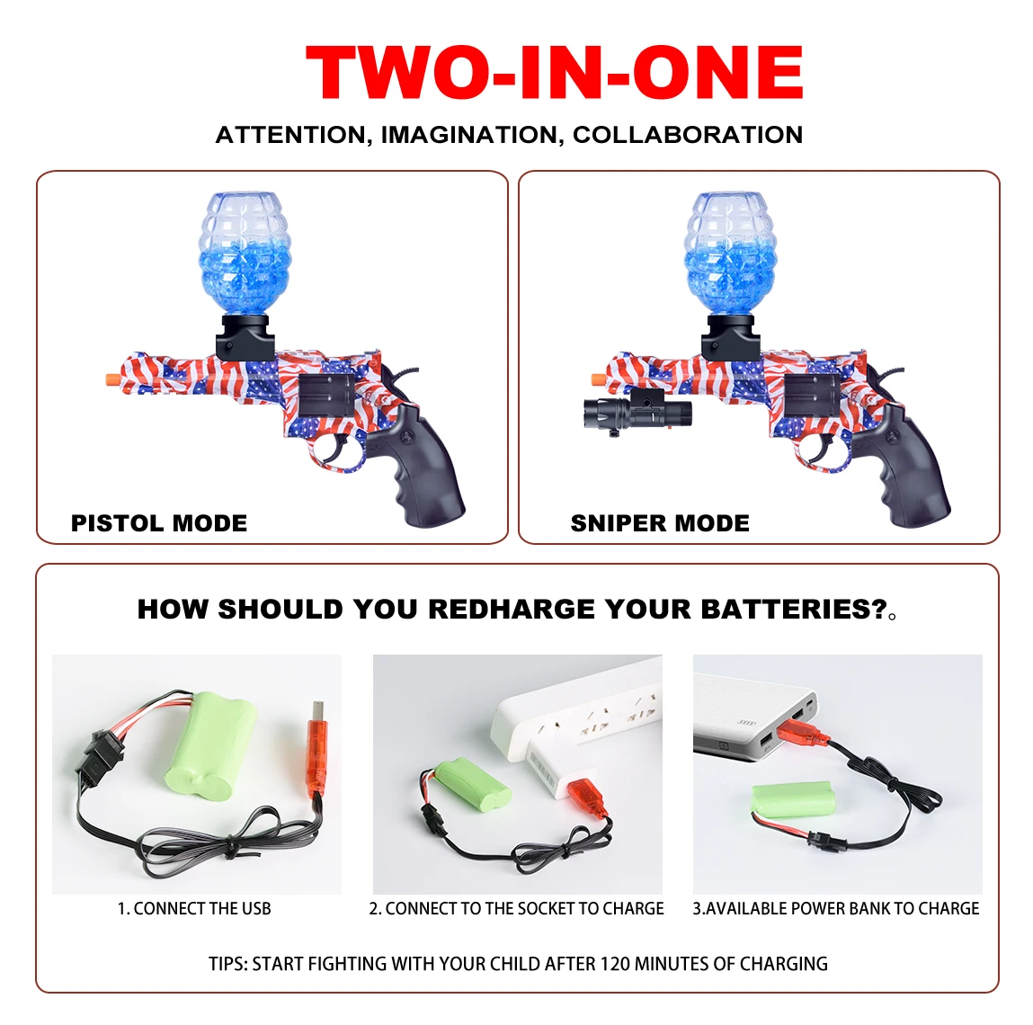 Toy Gun Electric Gel Blaster Toy gun water gun bullet outdoor game toys