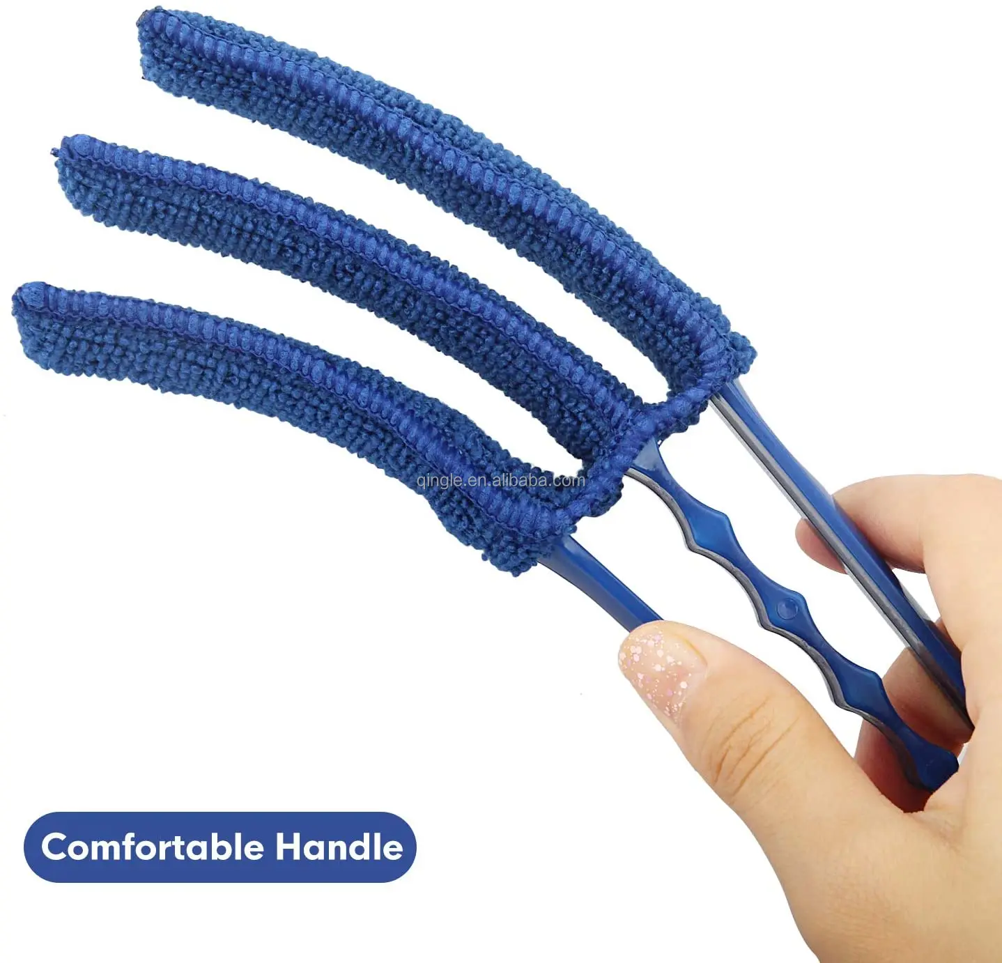 Qingle Hot selling microfiber  duster Shutter Blind cleaning brush for car Domestic air conditioning