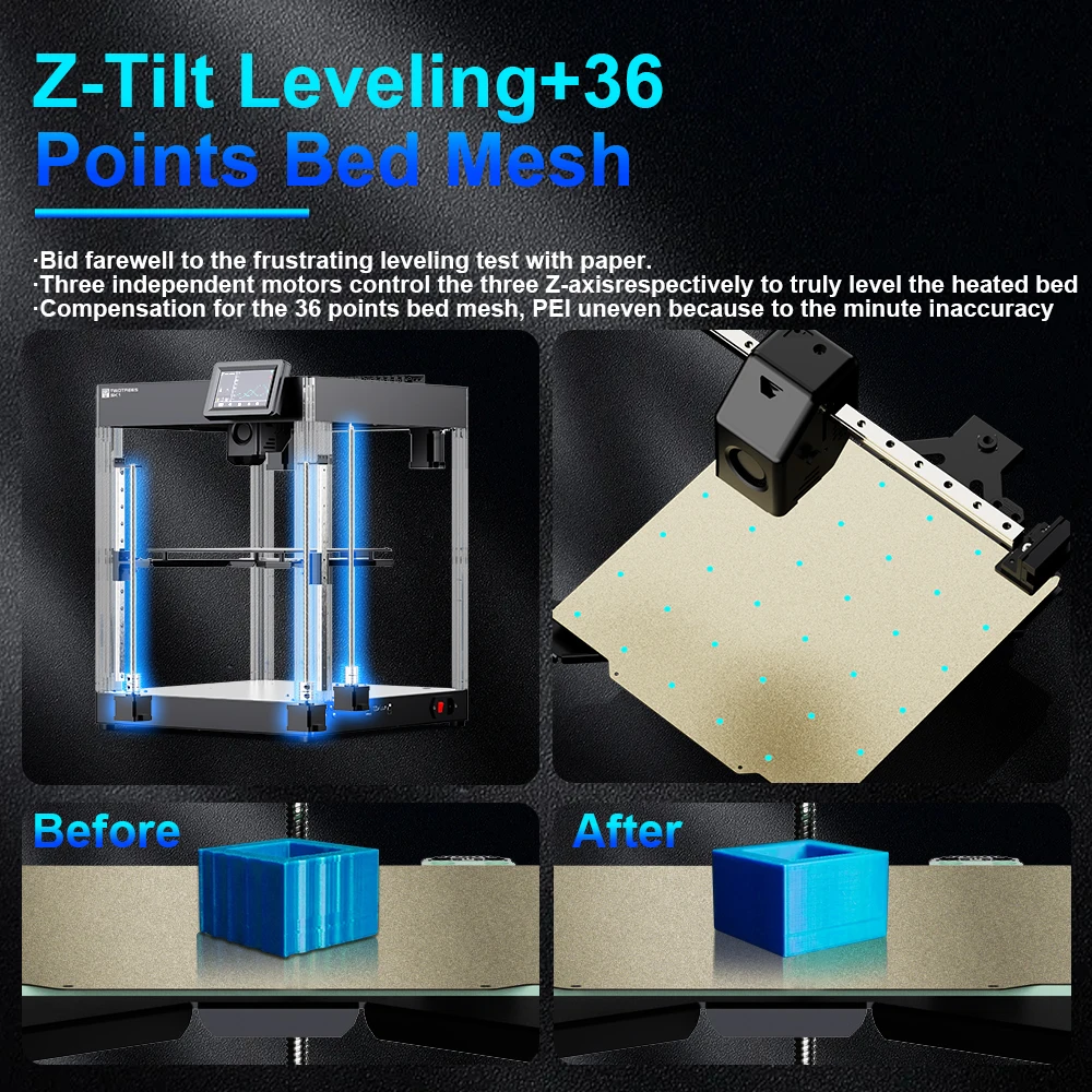 TWOTREES SK1 низкая цена 256*256 рабочая зона с Z-наклонным выравниванием объемный принтер для домашнего использования