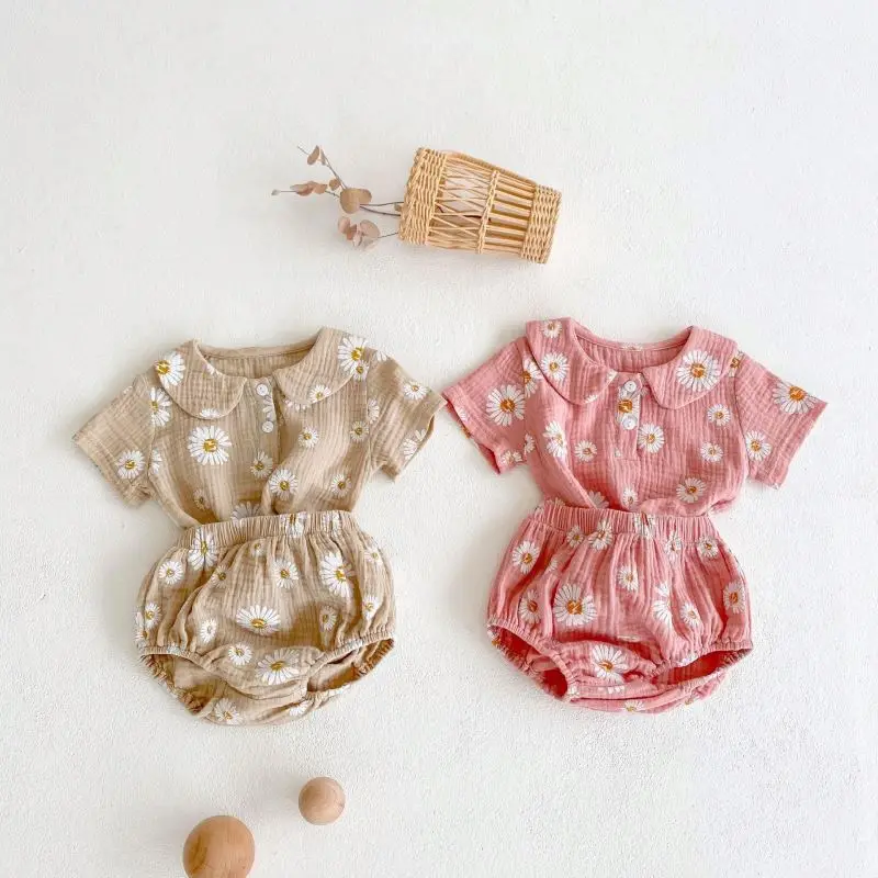 Newborn baby short-sleeved romper set Anime baby romper Short-sleeved baby romper