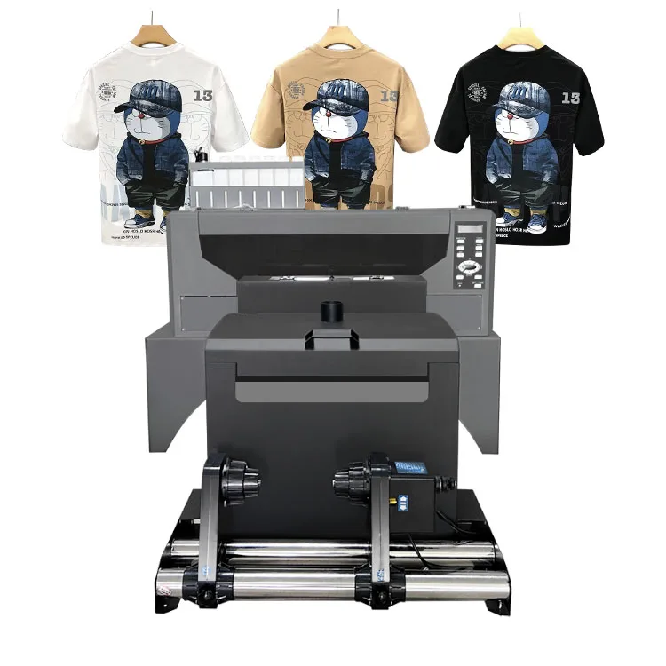 Cheapest Price Best Selling Dual Xp600 Head Printing Machine 9 Colors 33 30 cm 33cm 30cm 13 Inch 300mm DTF Printer and Shaker